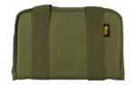 US PeaceKeeper US PK ATTACHE POLY OD GREEN, front view with olive fabric and two carry straps