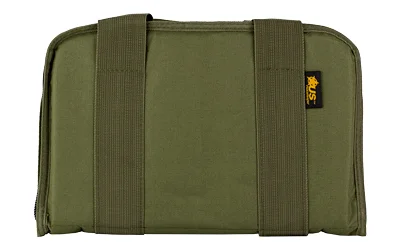 US PeaceKeeper US PK ATTACHE POLY OD GREEN, front view with olive fabric and two carry straps