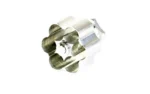 KIMBER SPEEDLOADER K6S, silver angled view with six cartridge chambers