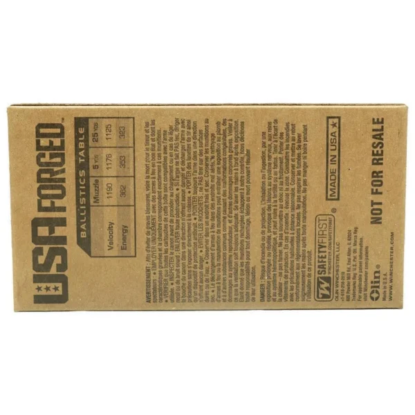 Winchester Ammunition Winchester USA Forged - Steel Case Handgun Ammunition 9mm Luger 115gr FMJ 1190 fps 1000/ct