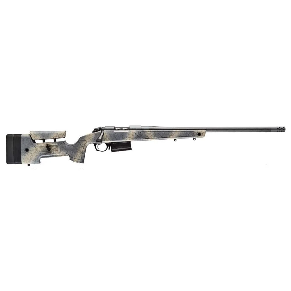 primary-985 Bergara Rifles Bergara HMR Carbon Wilderness Rifle 7 PRC 5rd Magazine 22" Barrel Sniper Grey Cerakote