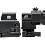 EOTECH HHSVIII EXPS3-0 with G33 magnifier, black, right-side view with mounts