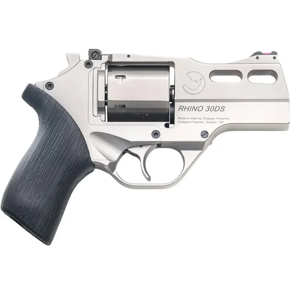 Chiappa Firearms USA Ltd Chiappa Rhino 30DS Handgun 10mm 6rd Capacity 3" Barrel Nickel Black with 3 Moon Clips