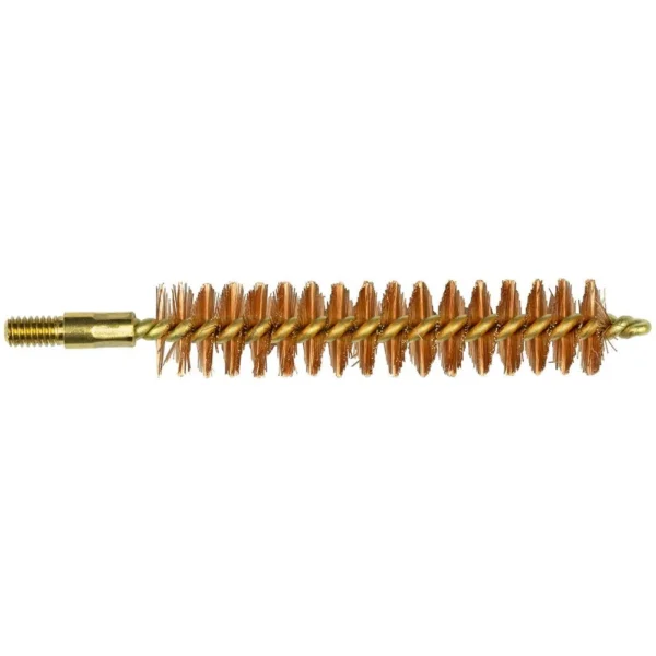 PRO-SHOT CHAMBER BRUSH .308 - .30-06 bronze spiral brush with brass stem, side view