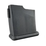 ProMag Archangel black polymer magazine, angled side view with wide baseplate