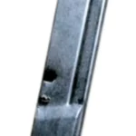 ProMag Beretta 96 Magazine, blued steel angled side view with witness holes and base plate