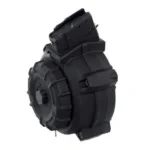 ProMag AK Magazine Drum, black polymer drum in angled side view with ribbed housing