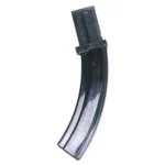 ProMag Remington 597 Magazine, angled view of curved smoke polymer magazine