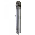 ProMag Ruger 10/22 Magazine, front view of tall smoke translucent polymer magazine