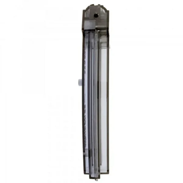 ProMag Ruger 10/22 Magazine, front view of tall smoke translucent polymer magazine
