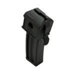 ProMag Savage A22 black rifle magazine, angled front and side view