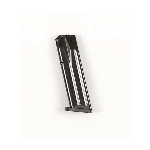 ProMag SIG-A8 Magazine black, angled front view with metal body and base plate