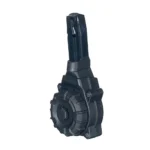 PROMAG SIG P365 / P365XL drum, black polymer angled side view with tall feed tower