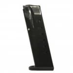 ProMag S&W M&P-40 Double Stack Magazine, black angled side view with base plate