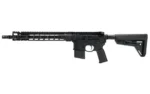 Primary Weapons Systems PWS MK114 MOD2-M, black rifle in right-side view with handguard and stock