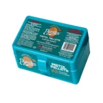 Hodgdon Pyrodex Pellets, teal plastic container shown at an angle with black product label
