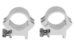 Weaver Quad Lock Detachable Scope Rings 1" High Silver - alternate view 3