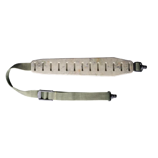 Blackpowder Products Inc-Quake Quake Claw 2.0 Flush Cup Rifle Sling, camo, laid flat