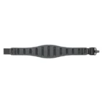 Blackpowder Products Inc-Quake Quake Claw Sling, black top view with ribbed shoulder pad
