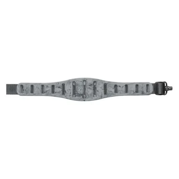 Blackpowder Products Inc-Quake Quake Claw Sling Flush Cup, stone camo top view with swivel