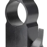 Warne Maxima Quick Detach matte black scope ring with side lever, angled view