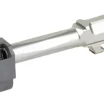 RADIAN Afterburner Ramjet for G43, gray barrel and black compensator in angled side view