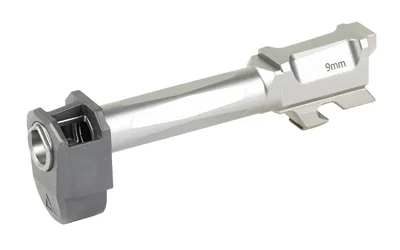 RADIAN Afterburner Ramjet for G43, gray barrel and black compensator in angled side view