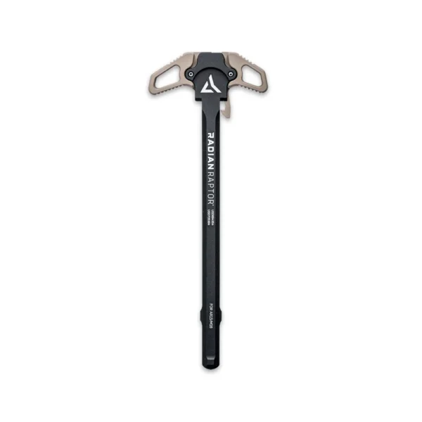 Radian Weapons Raptor AR-15 Charging Handle, black ambidextrous handle in top view