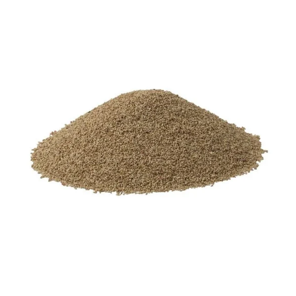 RCBS Formula 2 Corn Cob Dry Media, mound of tan granular cleaning media