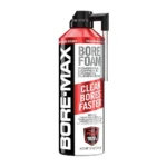 REAL AVID BORE MAX FOAM 12OZ red, black and white aerosol can with angled nozzle