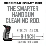 Real Avid Bore-Max Smart Rod Handgun .22-.45 9'' Carbon Fiber - alternate view 2