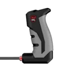 Real Avid Bore-Max Smart Rod Handgun .22-.45 9'' Carbon Fiber, black rod with black and gray handle