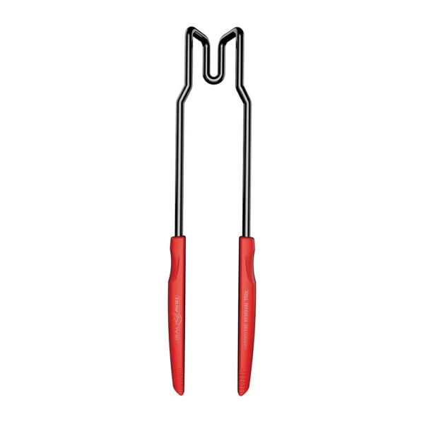 REAL AVID EASY GRIP HANDGUARD REMOVL, black wire tool with two red handles