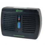 AOB Lockdown Rechargeable Dehumidifer, black front view with vents and indicator panel