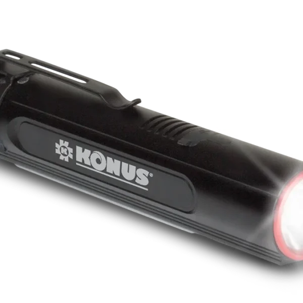 Konus Konuslight-2K Rechargeable Flashlight/Lantern 1000 Lumen & 2000 Lumen Turbo, light illuminated