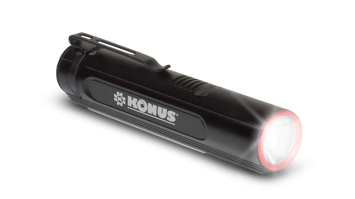 rechargeable-flashlight-lantern-1000-2000-lumen-primary Konus Konuslight-2K Rechargeable Flashlight/Lantern 1000 Lumen & 2000 Lumen Turbo, light illuminated