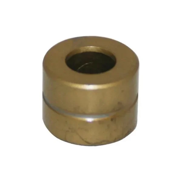 Redding Neck Sizing Bushings, brass-colored top angled view with central opening
