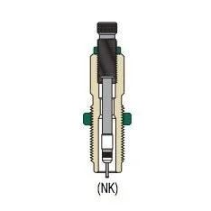 Redding Series B Neck Sizing Die, cutaway view showing threaded body and internal parts