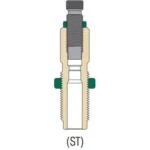 Redding Series B Seating Die, cutaway diagram showing threaded body and internal components