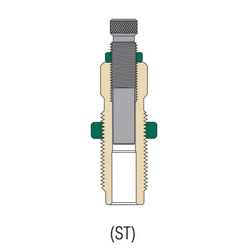 Redding Series C Seating Die for Straight Wall Cases, cutaway diagram showing internal components