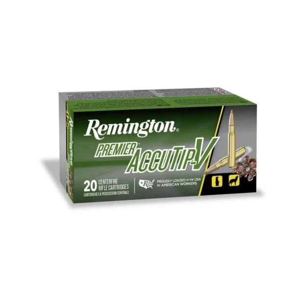 Remington Arms Co. Inc. Remington Accutip-V Rifle Ammunition .224 Valkyrie 60gr PSP 3300 fps 20/ct