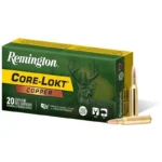 Remington Arms Co. Inc. Remington Core-Lokt Copper Rifle Ammunition 360 Buckhammer 160gr HP 2275 fps 20/ct