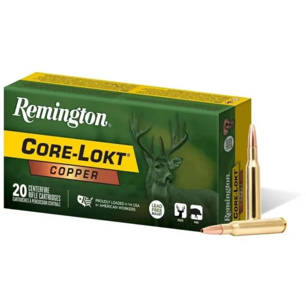 Remington Arms Co. Inc. Remington Core-Lokt Copper Rifle Ammunition 360 Buckhammer 160gr HP 2275 fps 20/ct