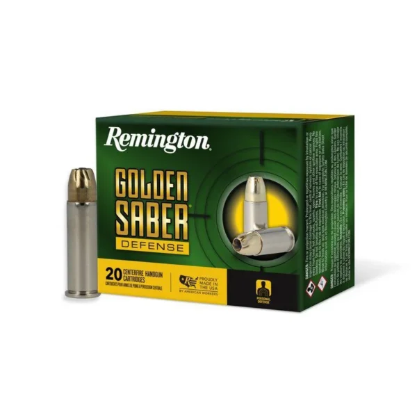 Remington Arms Co. Inc. Remington Golden Saber Defense Ammunition .38 Spl(+P) 125gr BJHP 975 fps 20/ct