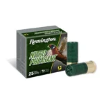 Remington Nitro Pheasant Shotshells, green box with pheasant artwork and three green shells