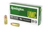 Remington Arms Co. Inc. Remington UMC Handgun Ammunition 9mm Luger 115 gr FMJ 1145 fps 50/ct - alternate view 2