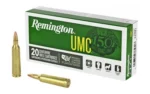Remington Arms Co. Inc. Remington UMC Rifle Ammunition .22-250 Rem 50 gr JHP 3820 fps 20/ct - alternate view 3