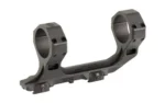 REPTILIA AUS 34MM MOUNT 1.93 BLACK, angled side view with dual rings and rail clamps