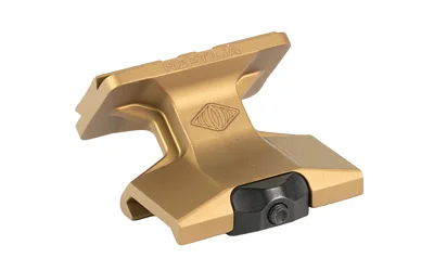 Reptilia DOT MOUNT 45 ACRO/MPS FDE angled side view with black clamp and mounting screw