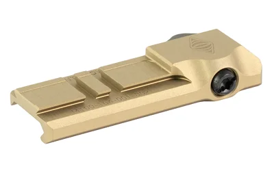 REPTILIA DOT MNT LOW MPS/ACRO FDE low-profile optic mount in angled top view
